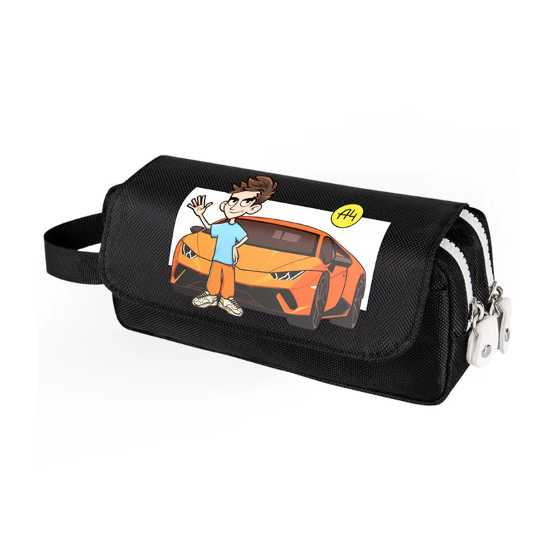 Cartoon Merch A4 Lamba Pencil Case Multi Layer Large Capacity vlad a4 Stationery Box Stationery Storage Bag Kids Pencil Case 2