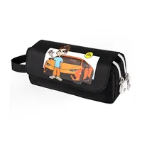 Cartoon Merch A4 Lamba Pencil Case Multi Layer Large Capacity vlad a4 Stationery Box Stationery Storage Bag Kids Pencil Case 2