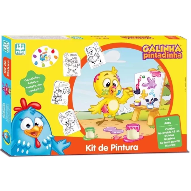 Galinha - Desenhos para Pintar - Brinquedos de Papel