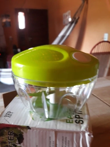 Processador Manual Triturador de Alimentos 3 Laminas 500 ml - Neverdie photo review