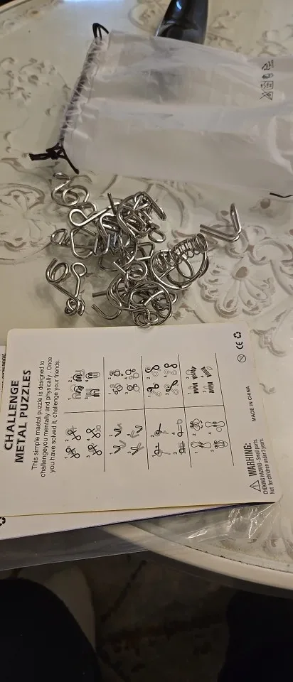 CASSE-TÊTE À ANNEAUX AMUSANT & DÉFI POUR LE CERVEAU