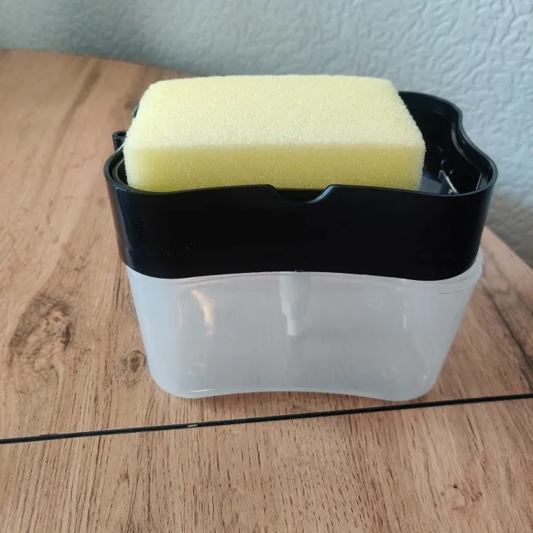 Liquid Soap Dispenser & Sponge Holder photo review
