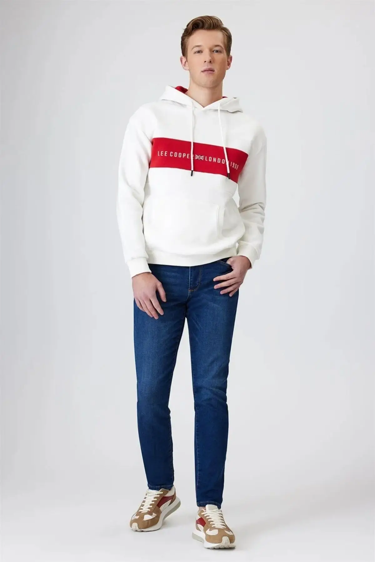 Lee Cooper Jeff Men's Jeans, Skinny Fit New Season Quality Denim Men Trausers, Casual Men Jeans Daily Comfort Tough