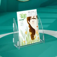 Clear Acrylic Display Stand For Facial Mask Cosmetic Bathroom Rack Skin Care Product Display Storage Rack Multi-Layer Organizer 2