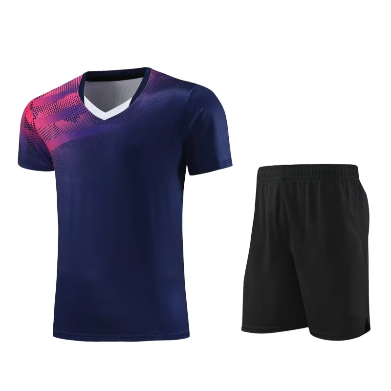 Print Tennis Badminton Training Uniform Suit Quick Dry