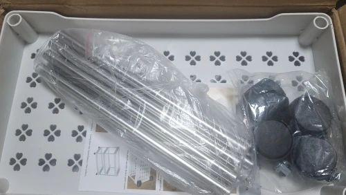 Rolling Storage Convenience: 3/4 Tier High-Capacity Storage Cart – Organize with Ease in Kitchen, Bathroom, and Living Room photo review