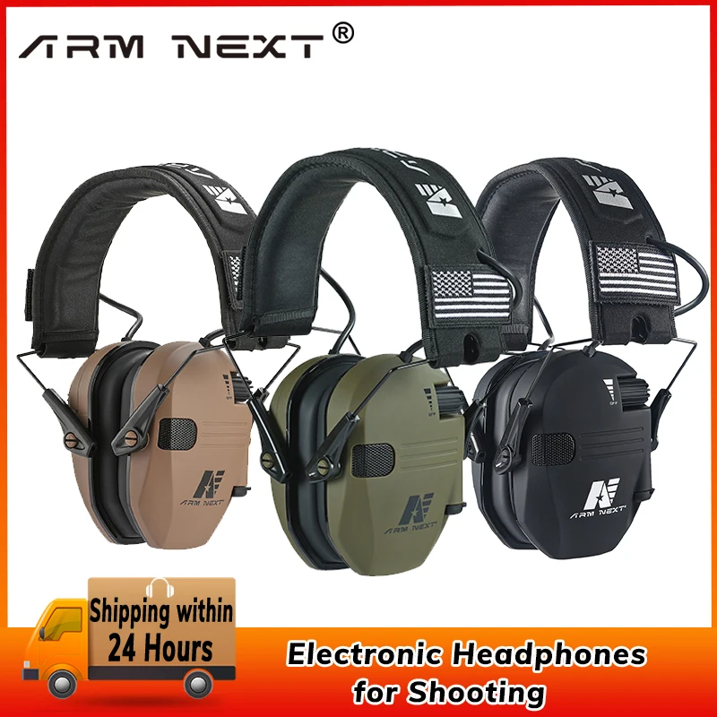 ARM NEXT Ear Protection Electronic Hearing Sparta Active Protector for Shooting Earmuffs NRR 23dB Noise Reduction