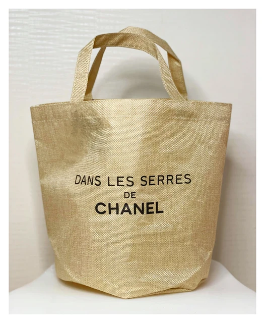 Women's shoulder bag Chanel, summer fabric shopping bag, for the beach -  AliExpress