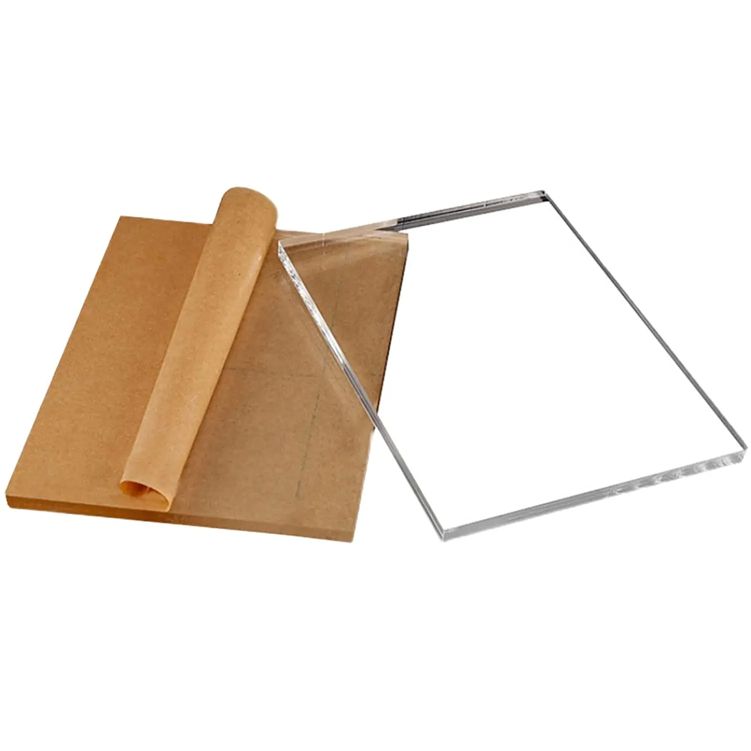 

10/20/30PCS Blank Acrylic Sheet 1/2mm Thick Clear Plexiglass for Picture Frame Glass Replacement, Projects Display, Painting