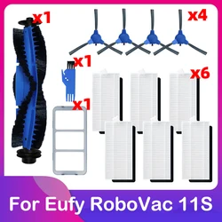 Enhanced Robot Vacuum Replacement Accessory Kit with Main Roller, Side Brush, Pre-Filter, and HEPA Strainer (Set 17)