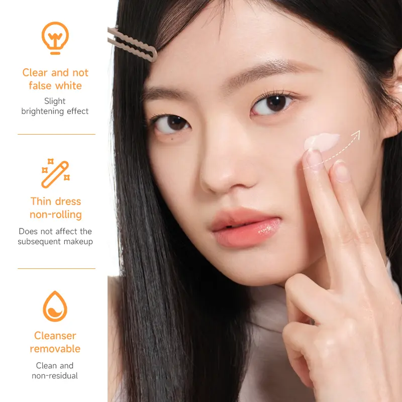 Primer And Protective Cream, Contouring And Brightening Skin Tone, Waterproof And Sweat-Proof, Oil-Control And Nourishing - Image 2