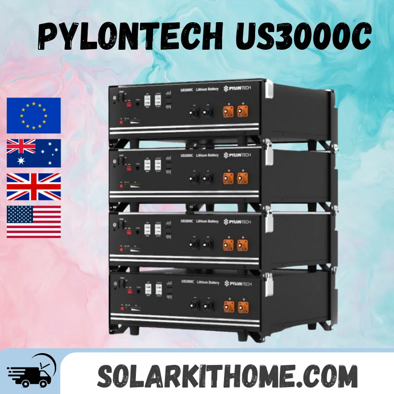 Batterie Al Litio Pylontech Us3000C / 4,8 Kwh - 48 V / 100 Ah - Lithium4,8Kwh - Pylontech