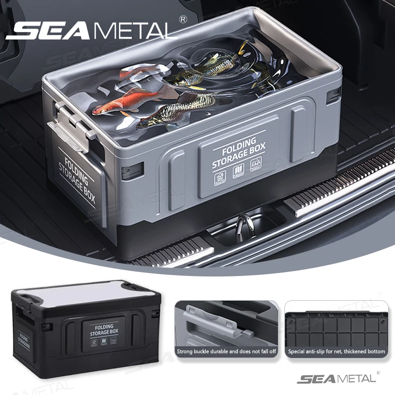 Portable ABS Storage Box for Car Camping Fishing