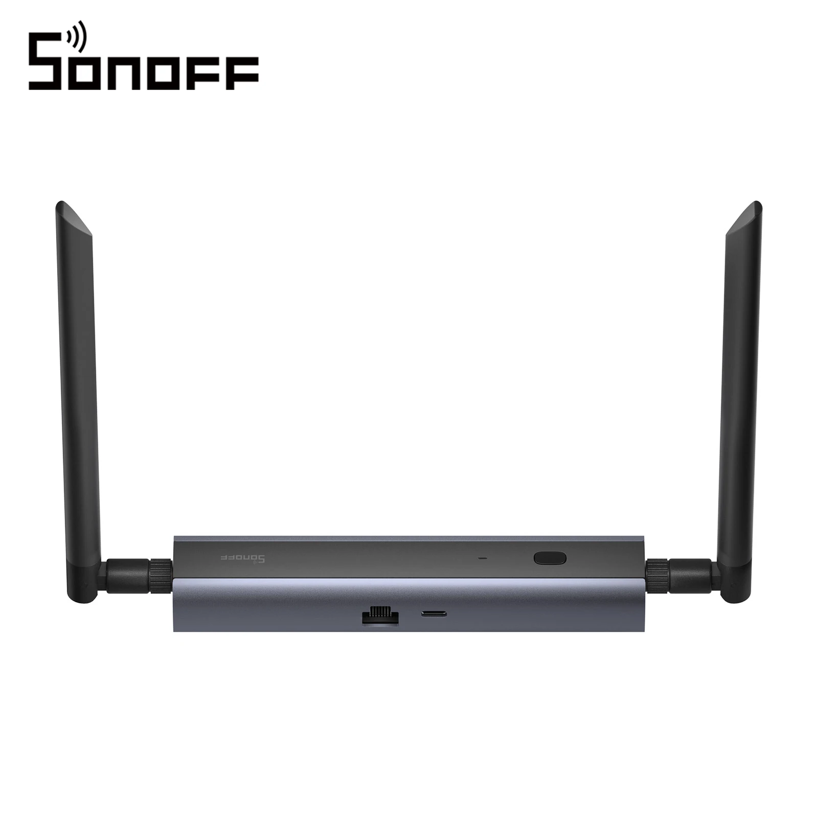 SONOFF Dongle-M Dongle Max Zigbee & Thread Gateway mit PoE – High-Performance Chipsatz, Dual-Antenne, Ethernet, USB Anschluss