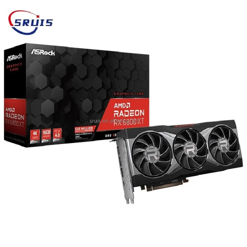 

Новая игровая видеокарта A M D raeon RX 6800 XT 16 ГБ с архитектурой 256 бит GDDR6 AMD ADNR 2