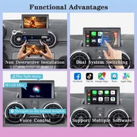 Wireless CarPlay Android Auto Decoder Box For Audi A8 MMI 3G 2010 2011 2012-2018 With BT Mirror Link AirPlay GPS AUX Car Module 4
