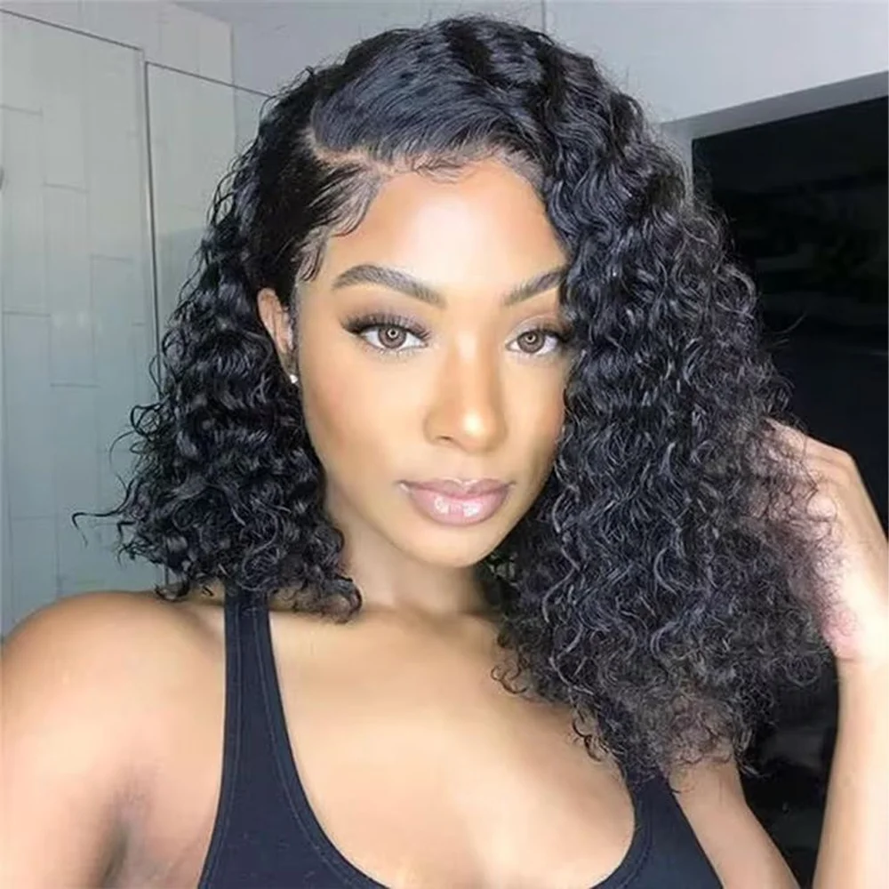 Curly Wavy Human Hair Bundles human hair bundles 8 inches Brazilian Remy Human Hair Weave Bundles Natural Sassy Curly human hair extensions 3Pcs/Lot