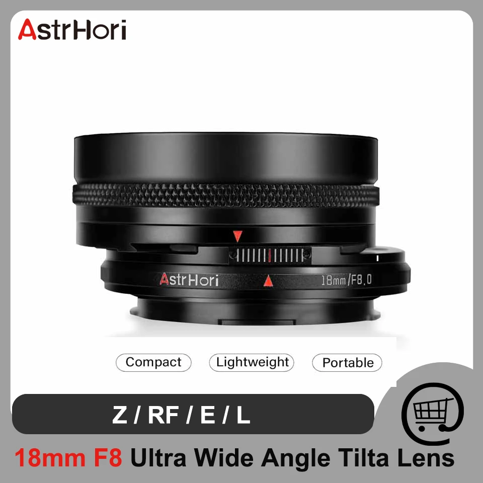 Astrhori 18Mm F8 Full Frame Manuale Prime Obiettivo Del Cambio Grandangolare Per Fotocamere Sony E Nikon Z Canon Rf L Mount