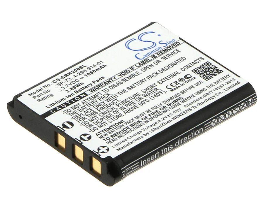 

Запасная аккумуляторная батарея для Sony 4894128115236 Φ, 3,7 V/mA