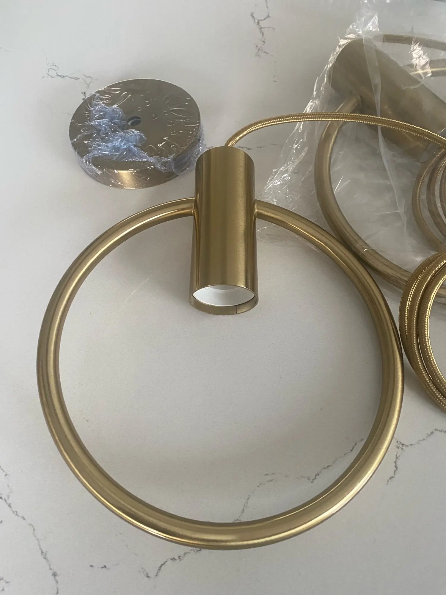 Modern single ring hanglamp Arts Decoration Pendant Light photo review