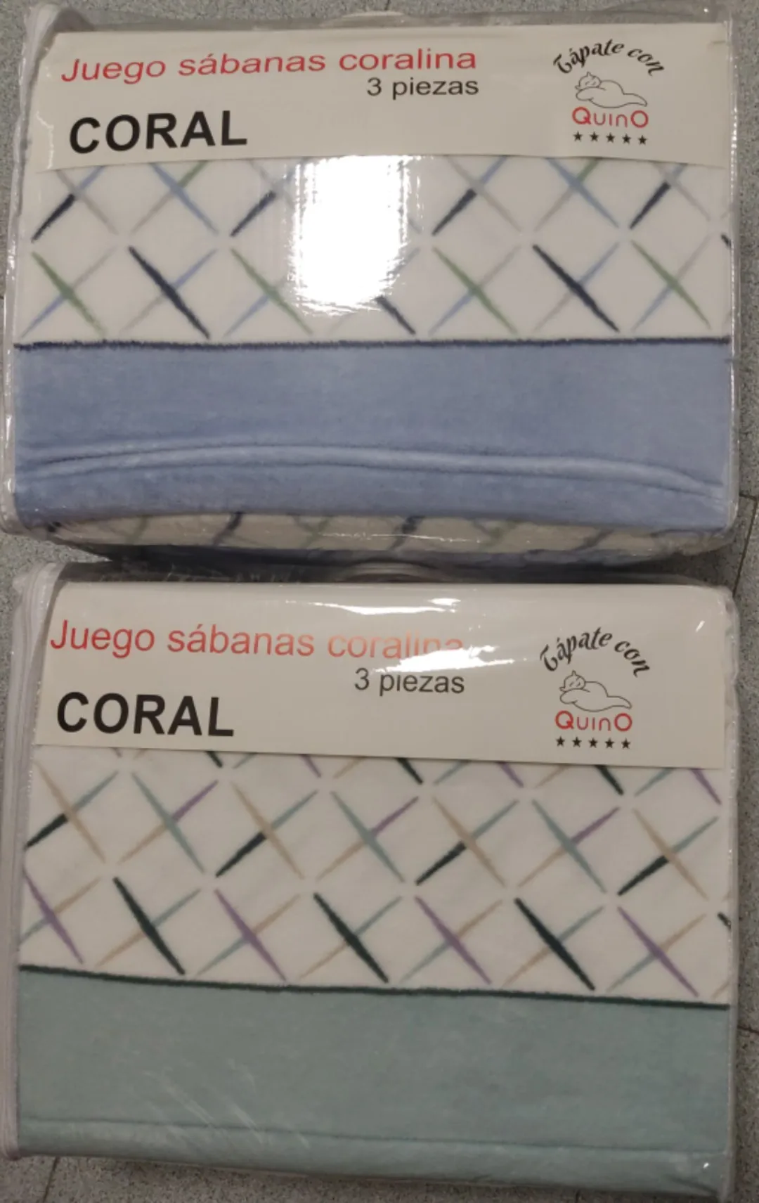 Juego de Sabanas Coralina, Térmica Aleatorio 100%Poliester Sabanas Low Cost, Modelo Aleatorio. Ropa de Cama de 3 Piezas Envió de forma Aleatorio. Extra Suave y Térmica photo review