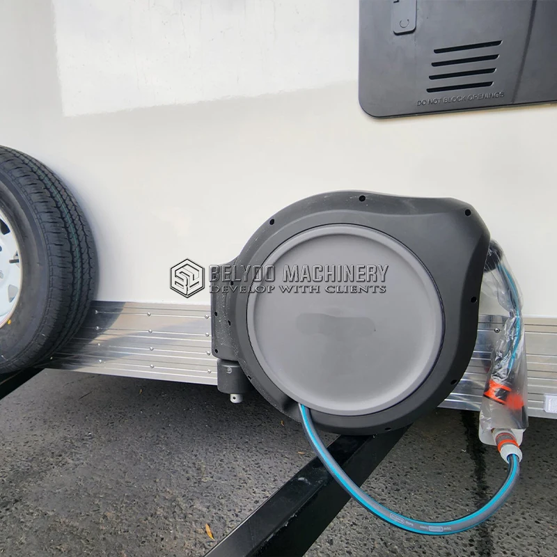 Remolque móvil para aseo de mascotas, estación de lavado de perros