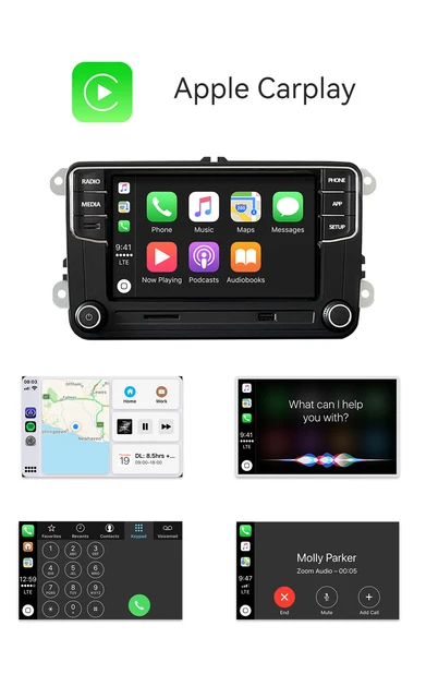 Volkswagen VW RCD360 Unité de navigation CarPlay Golf MK5 MK6 TIGUAN T –  Naviradio