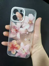 Pink Lily Flower Pattern Phone Case For iPhone 16 17 16e 15 14 13