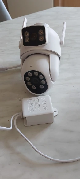 12MP Outdoors Wifi Camera 6K HD Three Lens Security PTZ IP Surveillanc Camera Human Auto Detect Tracking CCTV Camera ICESS APP photo review