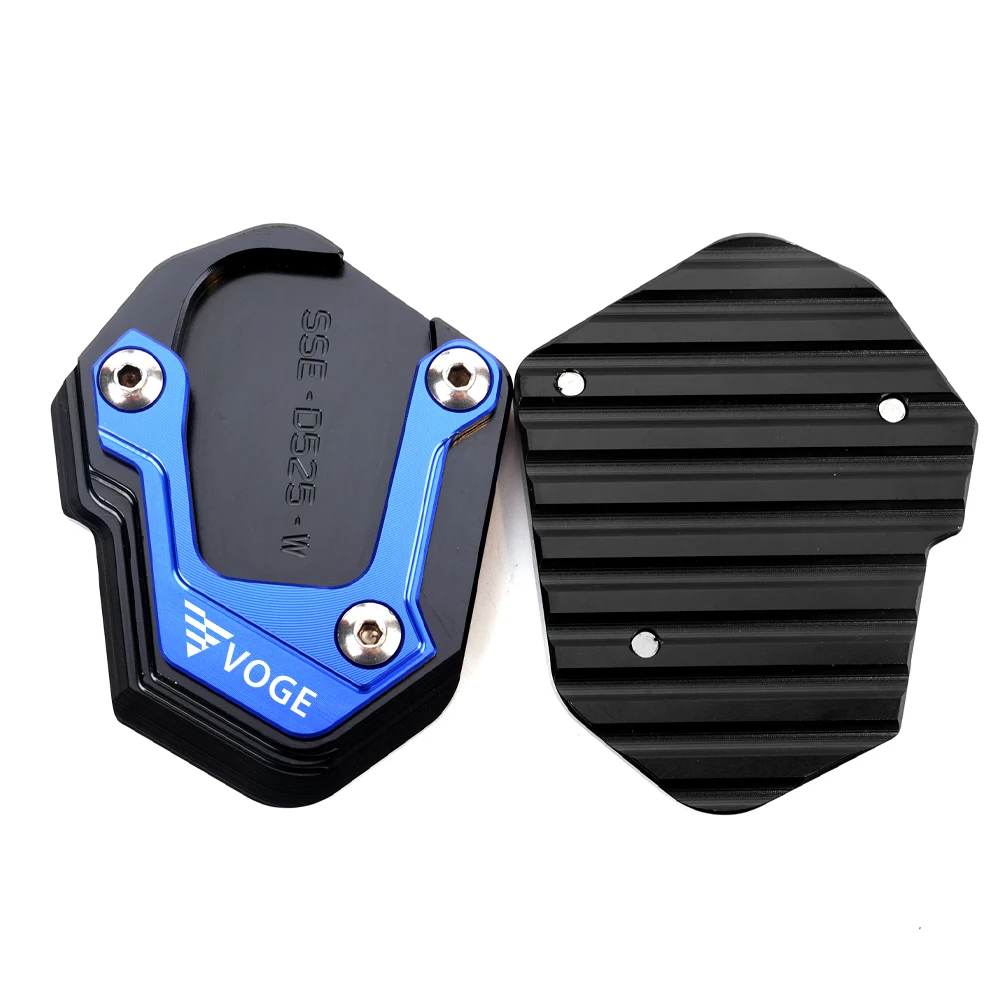 Motorcycle kickstand motorcycle kickstand pad motorcycle kickstand extender For VOGE DS625X 300Rally DS525X DS900X-2025 Accessories Side Stand Extension Kickstand Plate DSX 525 900 525dsx