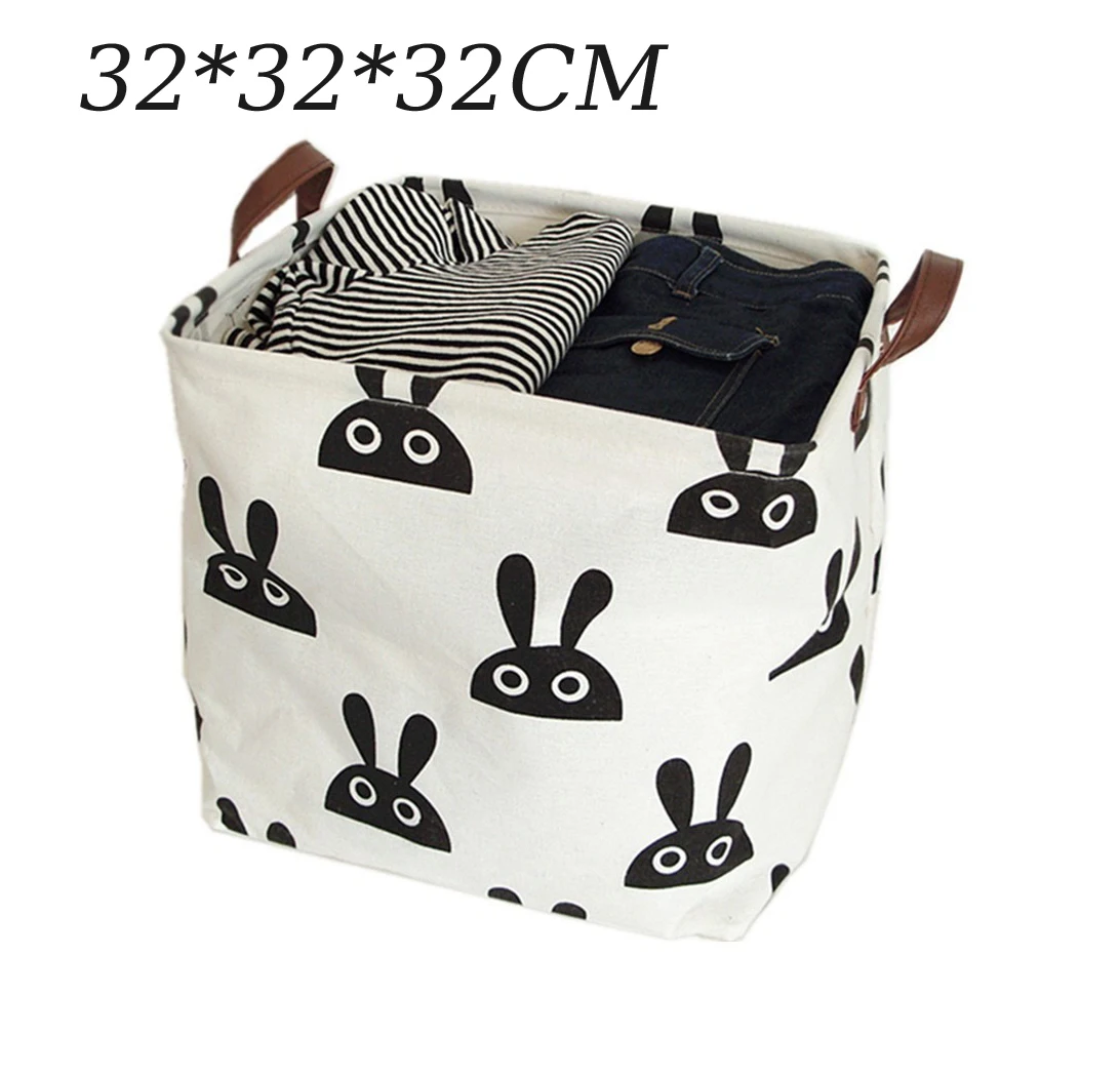 Description Picture 2 of item1-2Pcs Dirty Clothes Storage Box Fabric Toy Organizer Clothing Storage and Organization Dirty Laundry Basket Toys Folding Home