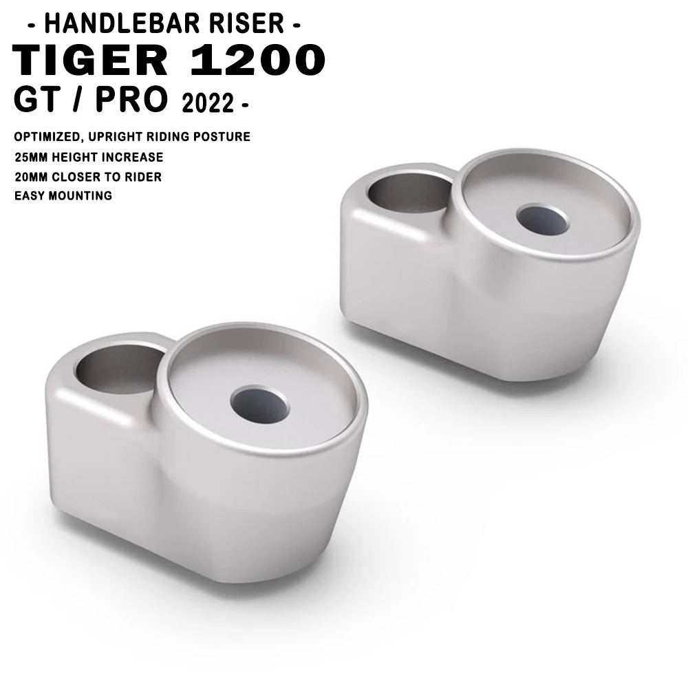 2022 Tiger 1200 Gt Accessori Riser Manubrio Moto Per Triumph Tiger 1200Gt 1200 Gt Pro Manubrio Riser Con Offset