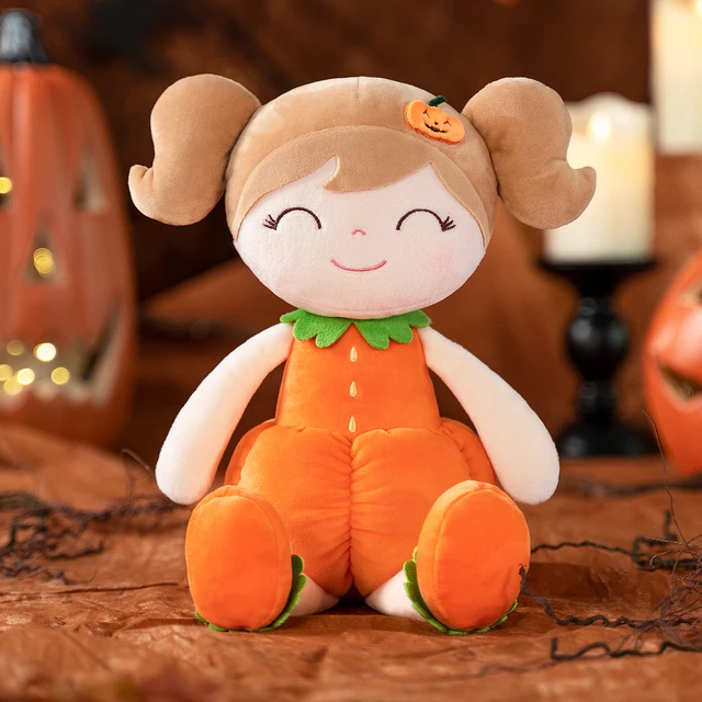 Kuscheliger Teddy Plüschtier Kürbis - Halloween Kuscheltier 30 Cm