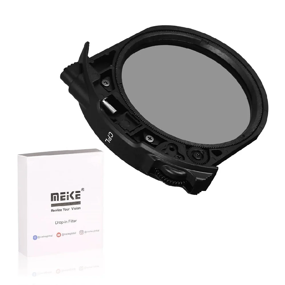 

Meike CPL Drop-in Filter for Canon and MK-EFTR-C Drop-in Filters Mount Adapter EF EOS R MK-EFTZ-C