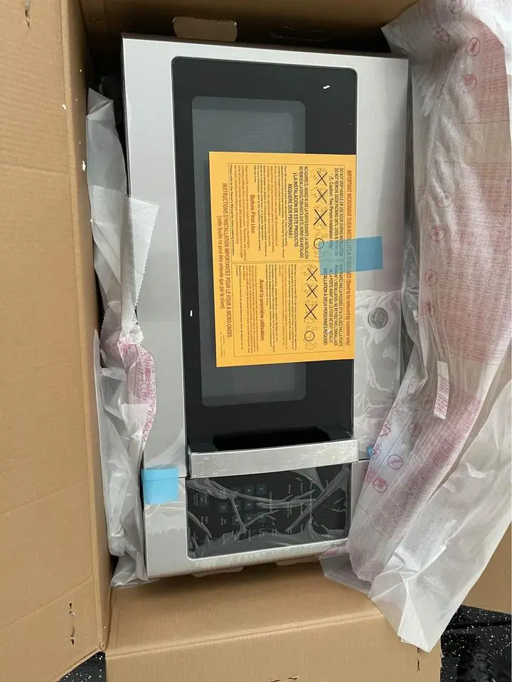 Original GE JVM3160 1000W Built-In Microwave Hood Combo - 1.6 cu ft - Stainless Steel 2