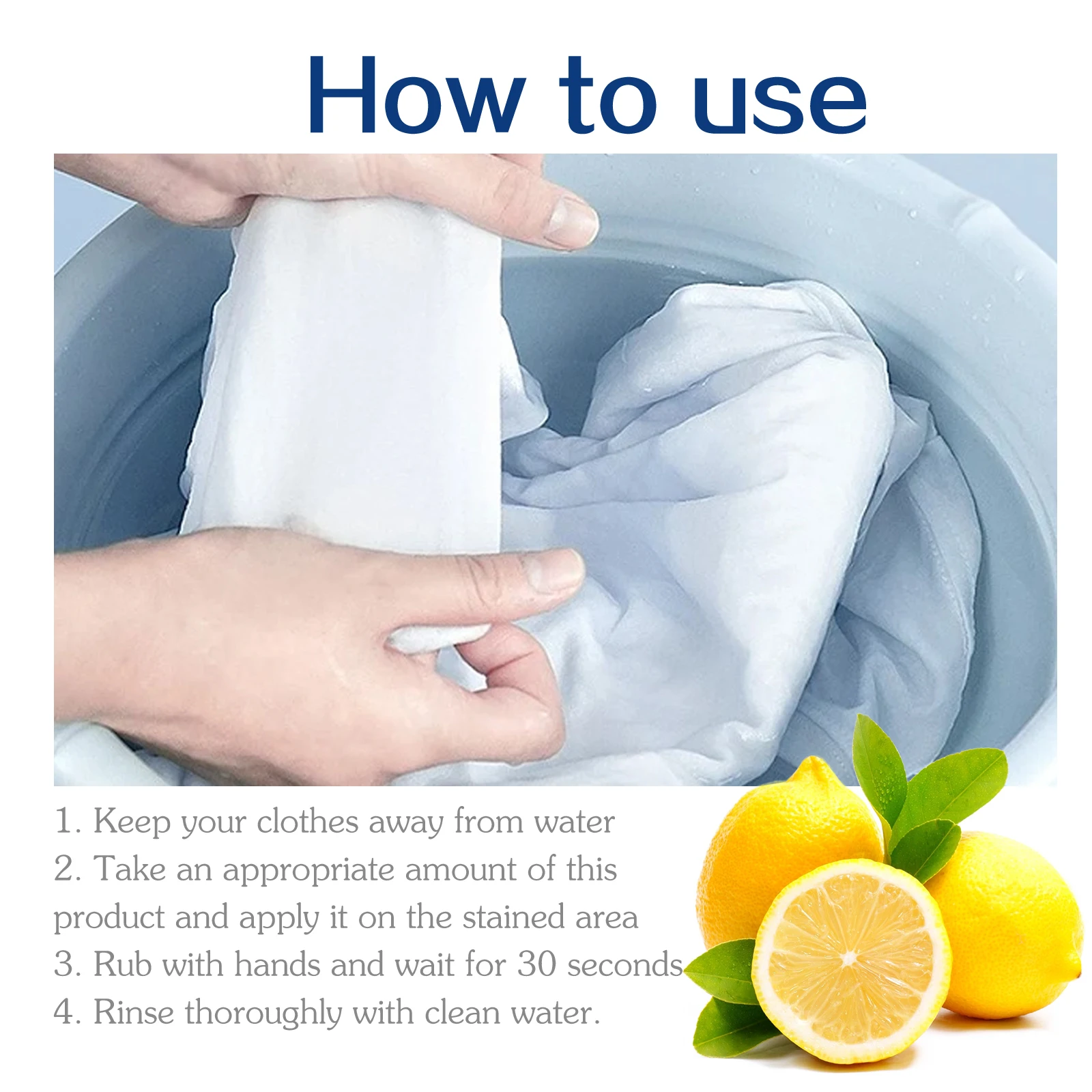 Enzymatict Stain Vanish Remover Stubborn Dirt Stains Yellow Mold Spot Perspiration Stains Multi-purpose Clothes Laundry Cleaner