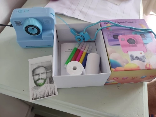 Children's Mini Digital Video Camera with Thermal Printing & Multiple Image Stabilization, 32GB Card Included photo review