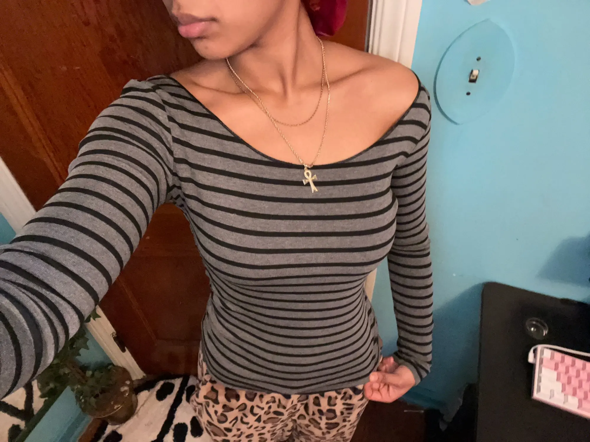 Grunge Striped Long Sleeve, customer photo