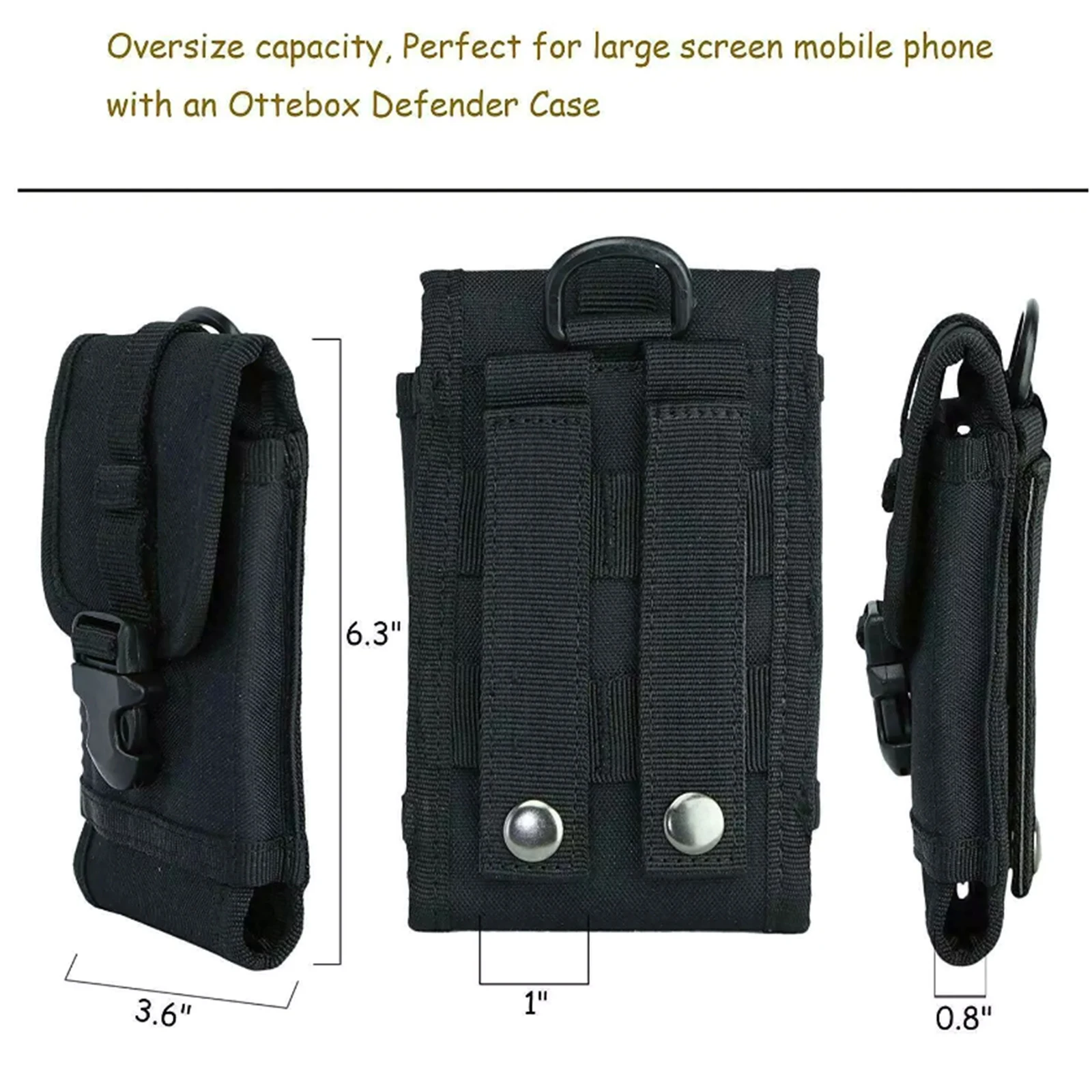 Nylon Outdoor Waist Belt Bag Phone Pouch