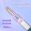 40000RPM Nail Drill Machine High Torque Nail Sander Rechargeable Nail Equipment Professional Nail Art Salon Manicure Machine 4