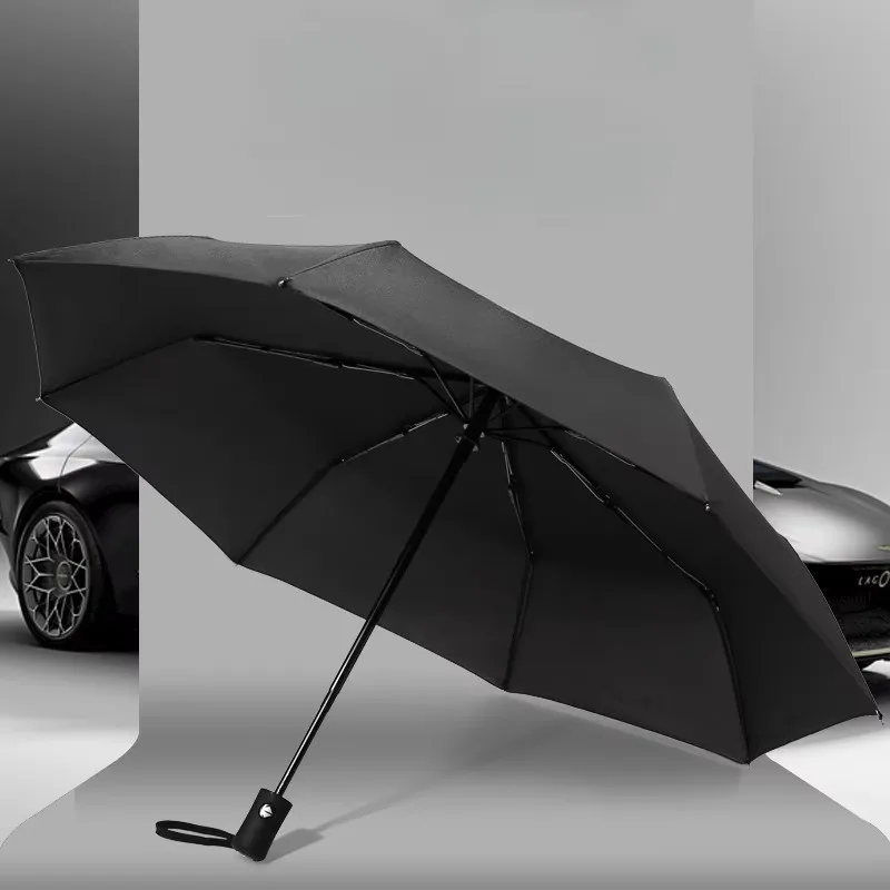 Fully Automatic Folding Three-fold Advertising Umbrella Suitable For BMW Audi Land Rover Luxury Car Business Gift Umbrella