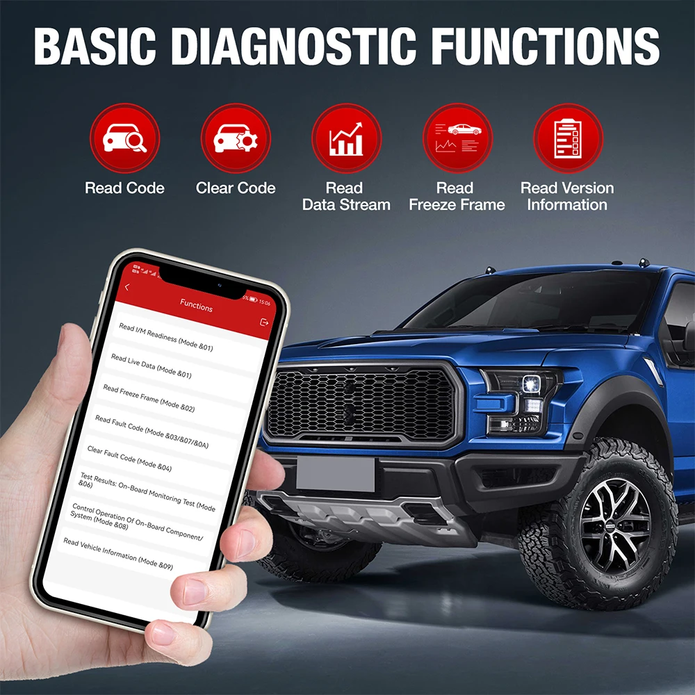 KINGBOLEN Ediag ECU Coding Active Test Car Diagnostic Tools 1 Year Free Car OBD2 Scanner Tools Code Reader PK THINKCAR THINKDIAG 5