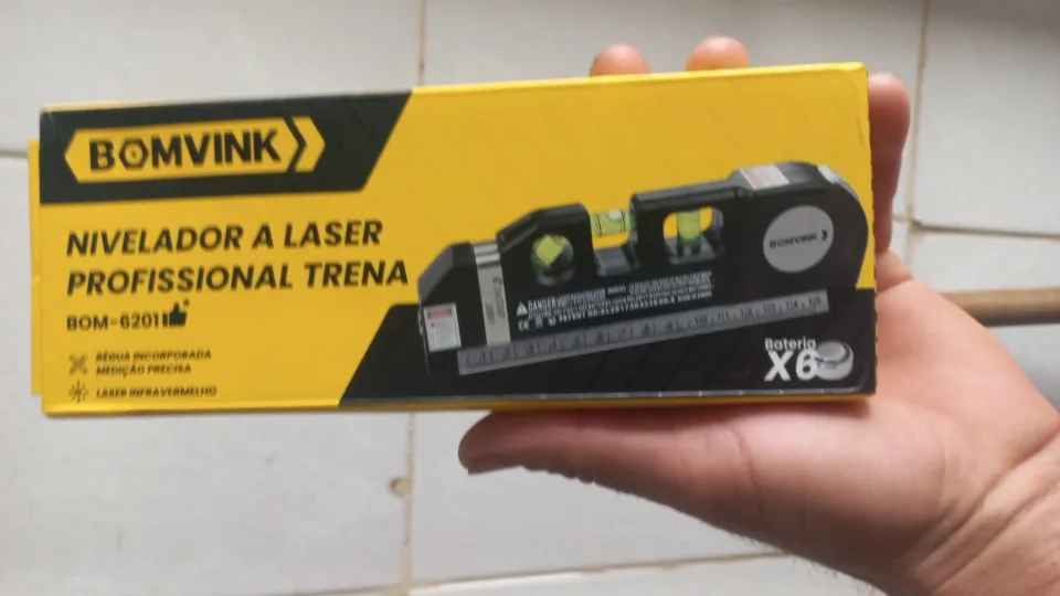 Ferramenta de Medição 4 em 1 - Nível Laser photo review