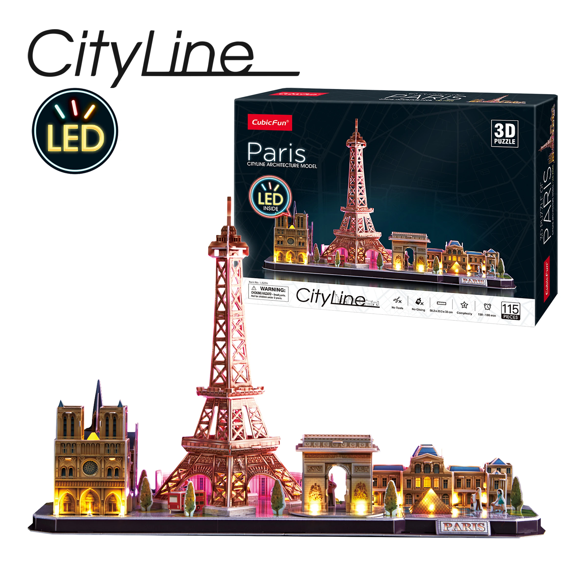 Puzzle 3D Paris Led Puzzle 3D Niños Y Adulto, Maquetas para Montar Adultos Torre Eiffel, Rompecabezas 3D, Puzzles 3D con Luz, Regalos Divertidos 8 Años O Más| - AliExpress