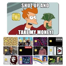 Funny Matte Hentai Money Blockbuster Stonks Credit Card Debit Card Skin Case Tape Sticker Film Big Small Chip Aliexpress Cellphones Telecommunications