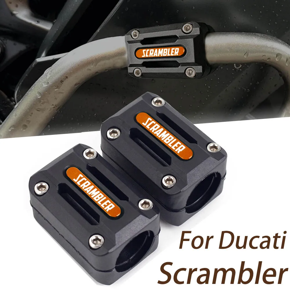 For DUCATI SCRAMBLER Motorcycle engine bumper protection block bumper protection device safety bar decoration block collision