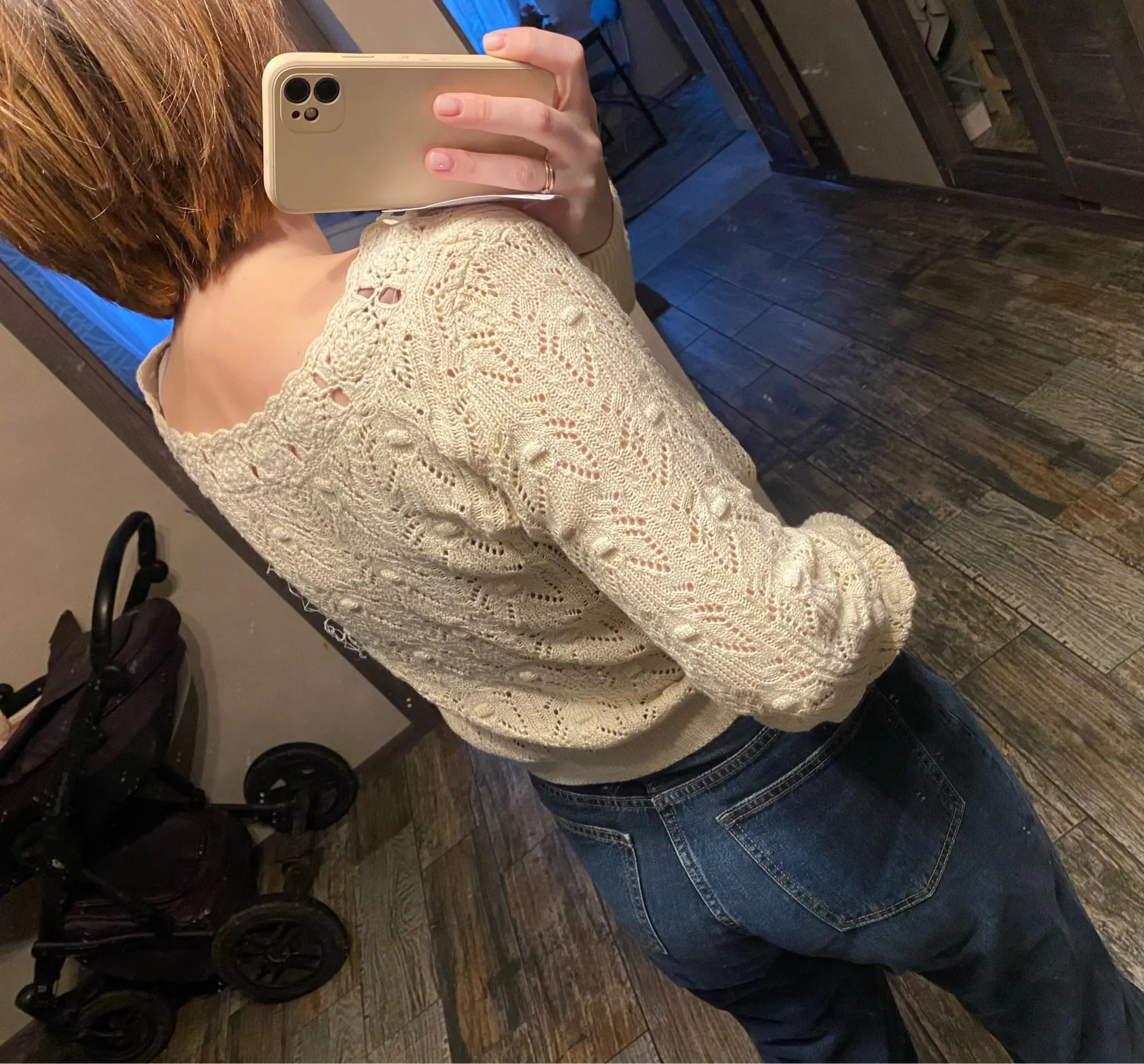 Женский вязаный кардиган с длинным рукавом | AliExpress