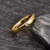 Classic Tungsten Carbide Rings Glod Color 4/6/8mm For Women Men Couple Wedding Bands Zirconia Engagement Christmas Gift  Jewelry 3