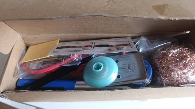 Kit de pistola para soldar de 80W, herramientas de soldadura LCD de temperatura ajustable, calentador de cerámica, puntas de soldadura, pinzas, alambre de soldadura photo review