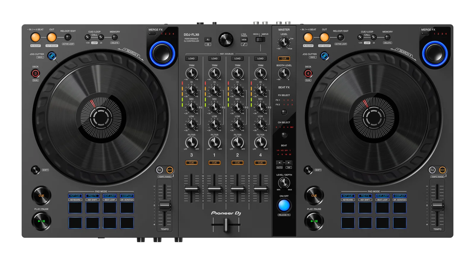 파이오니어 DJ DDJ-FLX6-GT, 오디세이 FZGSDDJFLX61BL 케이스 번들, 베스트 세일